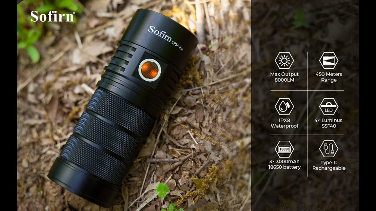 Небольшой обзор фонарика Sofirn SP36 PRO