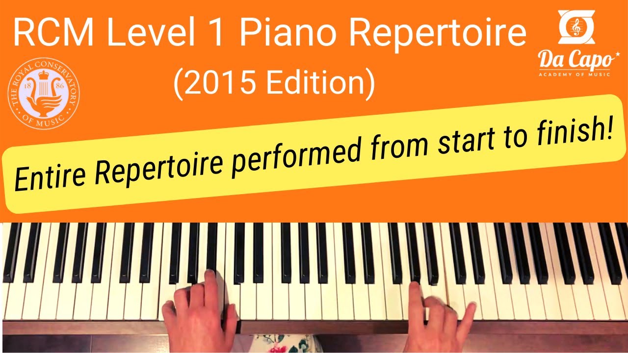 RCM Level 1 Piano Repertoire (2015 ed.) - all pieces performed in full!