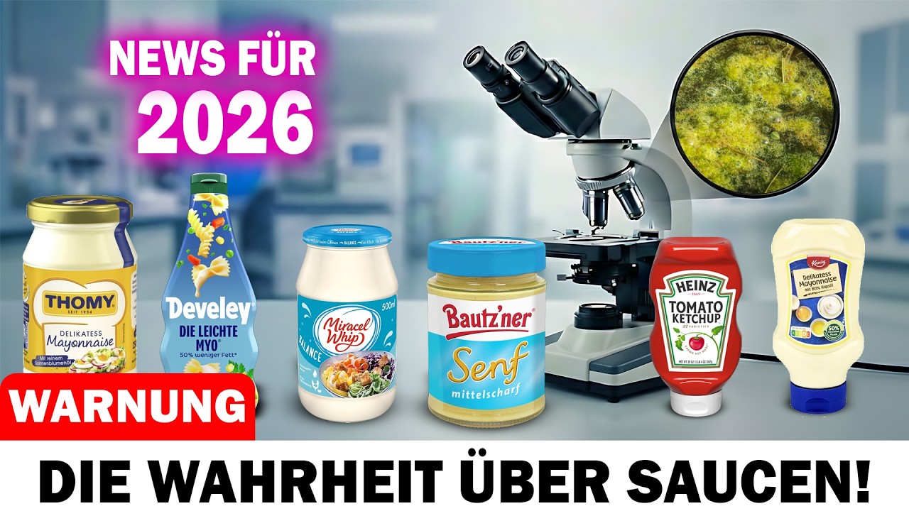 Soßen-Test 2026: 10 Marken sollten Sie NIEMALS essen – aber 2 sind gesund