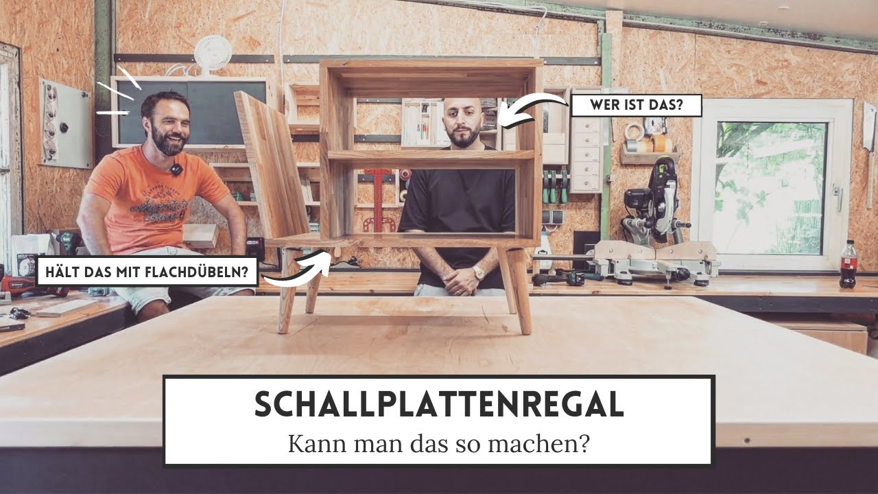 DIY Regal f&uuml;r Schallplatten bauen | SO baut man das Plattenregal richtig! | STABIL und G&Uuml;NSTIG
