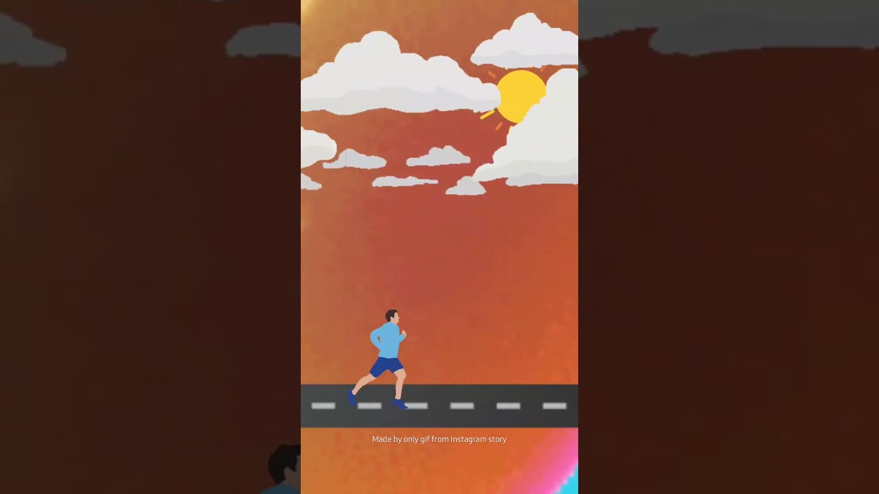 gif video from Instagram story