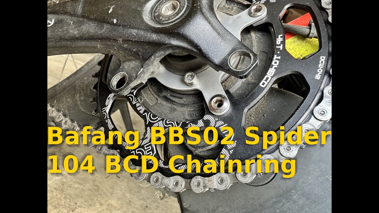 Bafang BBS02 Spider for 104 BCD Chainring