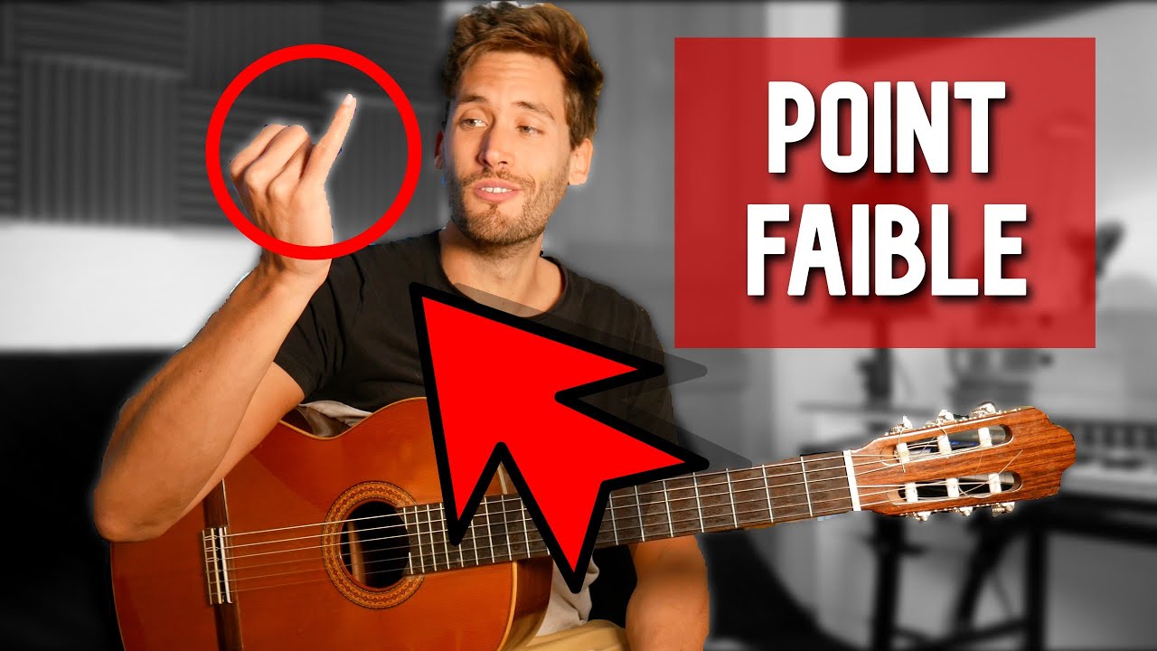 le petit doigt à la guitare