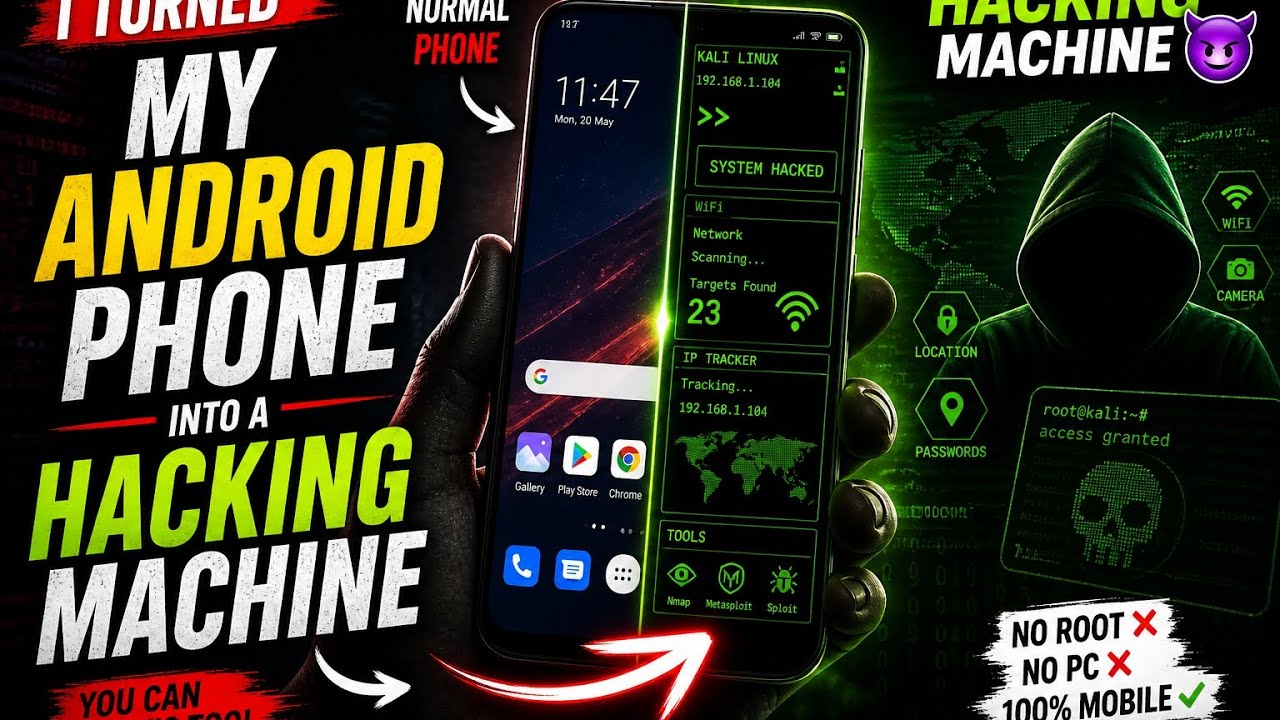 Turn Your Android Into a Hacking Machine 🔥 | Kali Linux Setup
