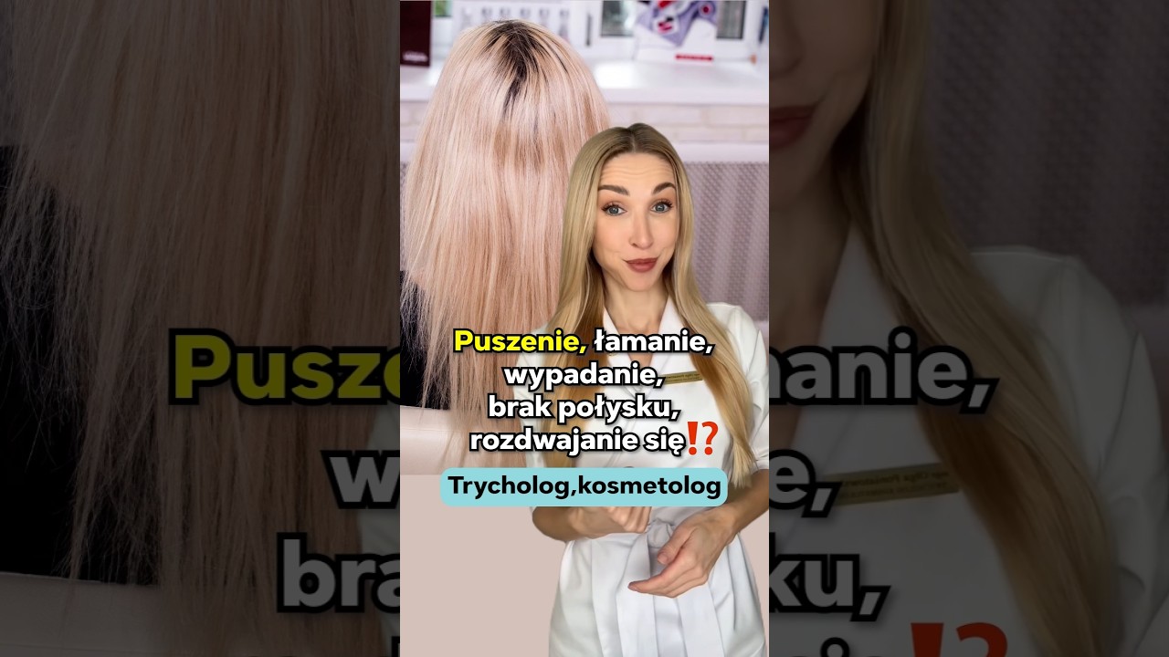 Dlaczego masz zniszczone włosy?! #nanoplastia #trycholog #zniszczonewlosy #włosy