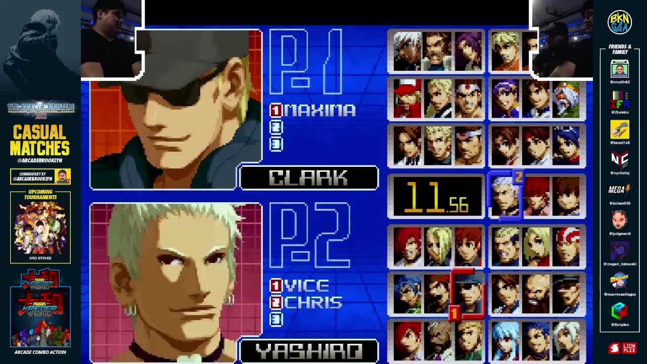 KOF2002 Casuals at arcade brooklyn