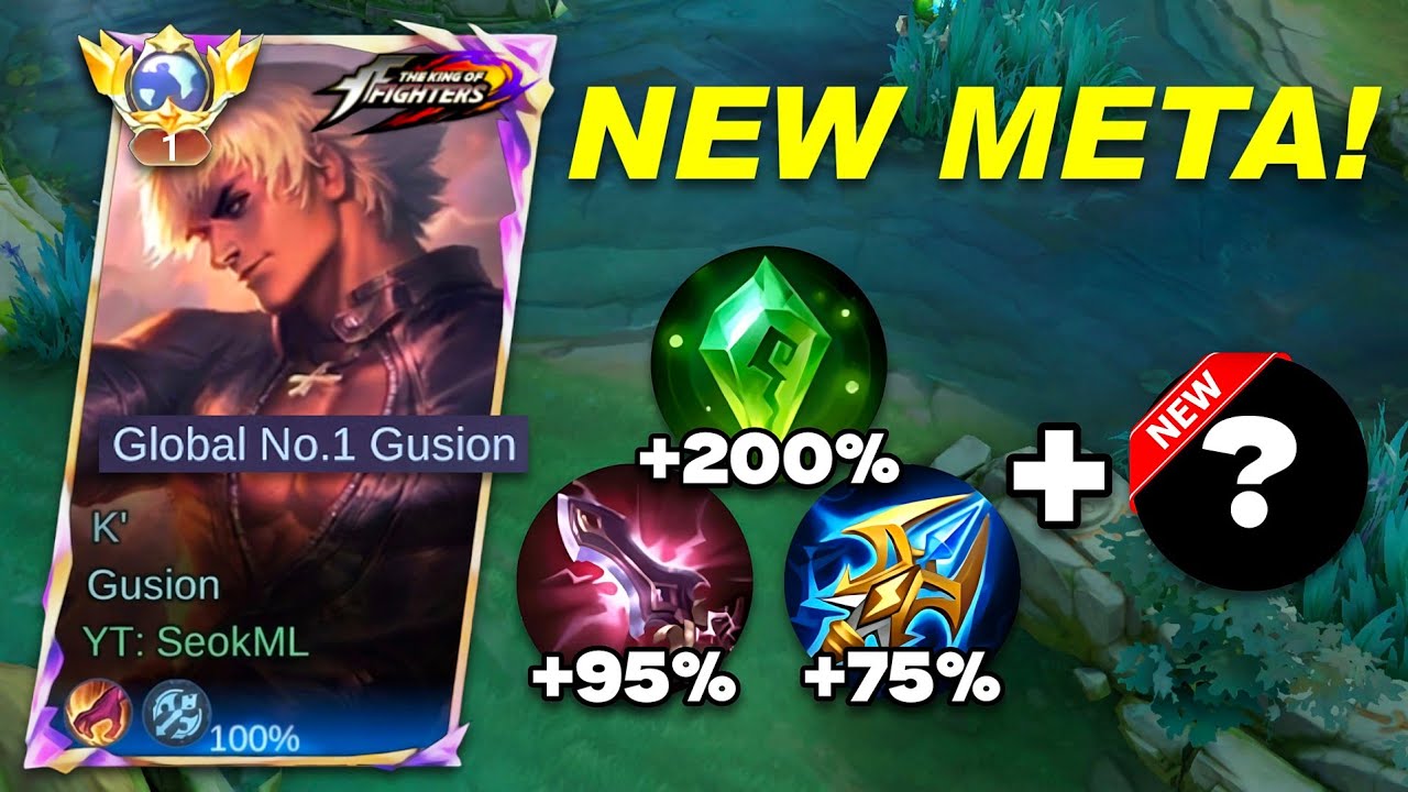 MOONTON THANKS FOR NEW GUSION 1 HIT BUFFED BUILD!🔥 (must try) | GUSION BEST SKIN 2026 - MLBB