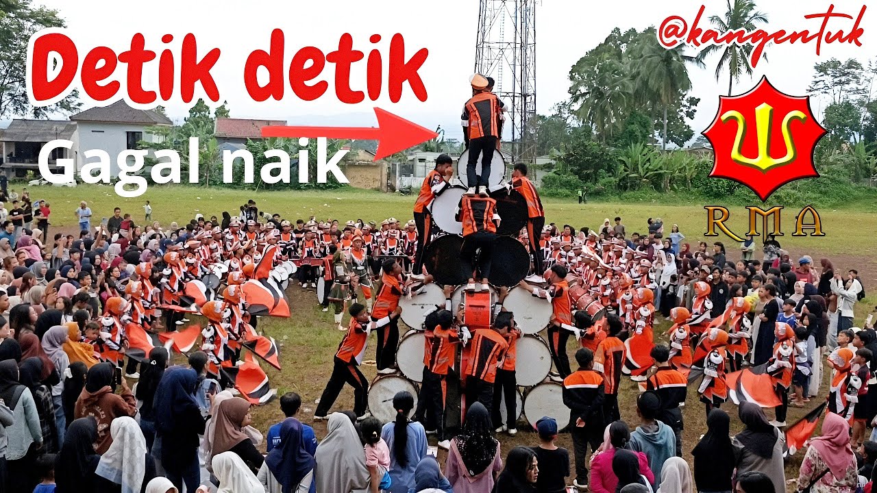 Drumband rma, detik detik menegangkan Gagal naik, di ganti bang koyoy