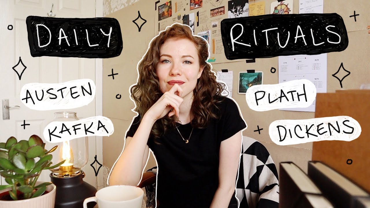 the daily rituals of great writers ✧