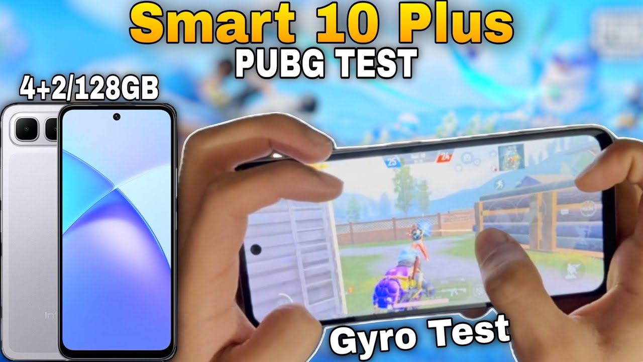 Infinix Smart 10 Plus Pubg Test !!🥶😨 | Infinix Smart 10 Plus Pubg Fps test | Gyro & Battery Test