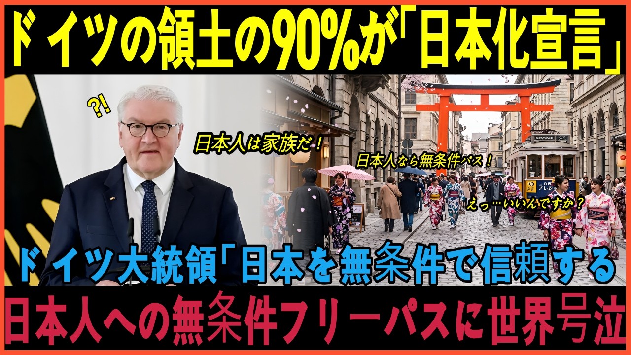 【海外の反応】「日本人は自国民と同等だ！」ドイツで起きた前代未聞の奇跡に世界が驚愕…親日国が欧州企業の裏切りを捨てて日本を選んだ感動の理由