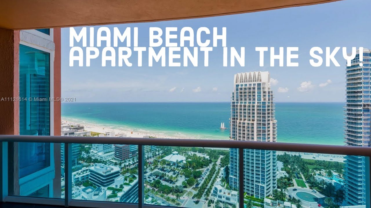 Miami Beach Apartment in the Sky!  Portofino Tower Home Tour!