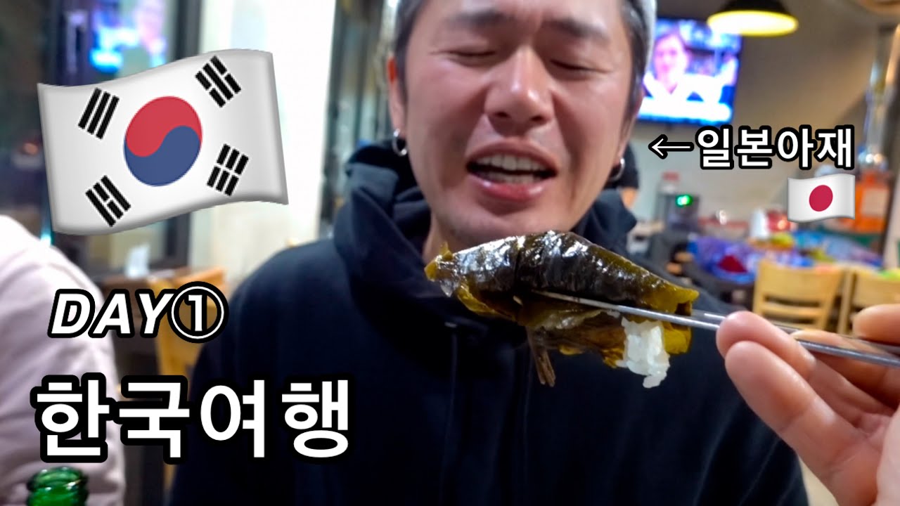 일본아재의 한국여행 브이로그 DAY① 2023.11  신야씨 첫 서울여행 koreatravel vlog