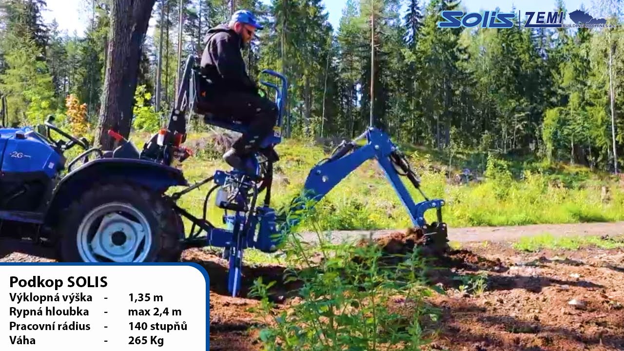 SOLIS 26 6+2 s podkopem