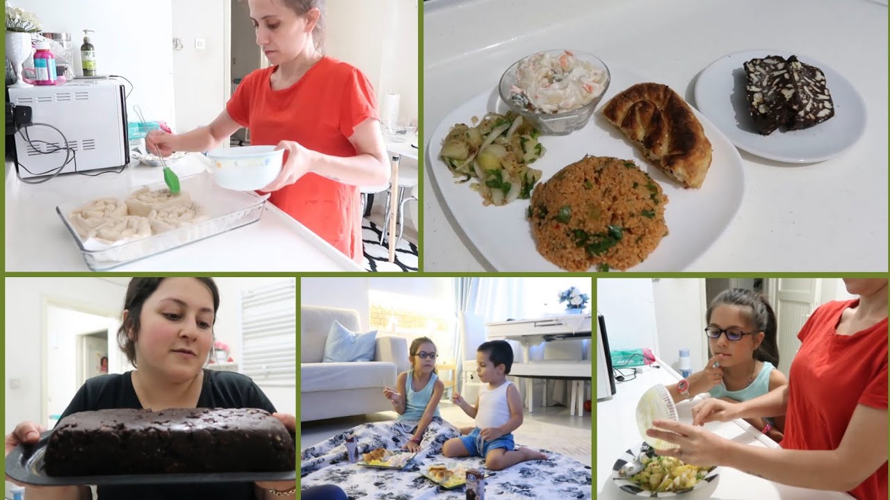 GÜN GİBİ AKŞAM MENÜSÜ , EVDE PİKNİK , HARDALLI MAYONEZLİ PATATES SALATASI , MOZAİK PASTA