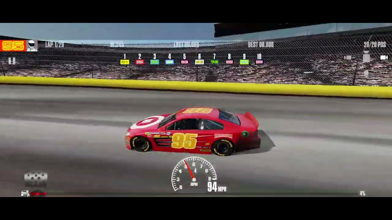 Lightning McQueen is angry with the 81