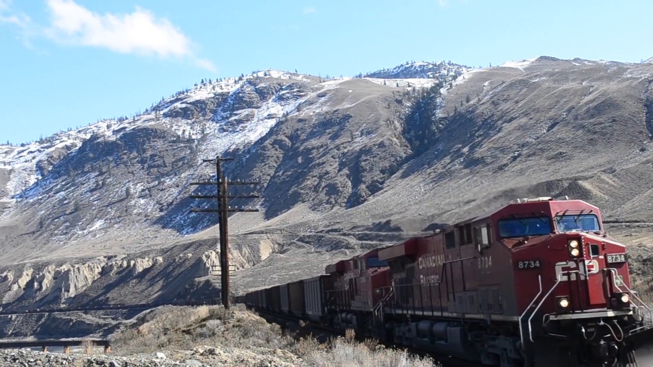 CP Train BREAKS Coupler in Ashcroft – Emergency Stop Caught on Camera (Rare Railfan Moment)