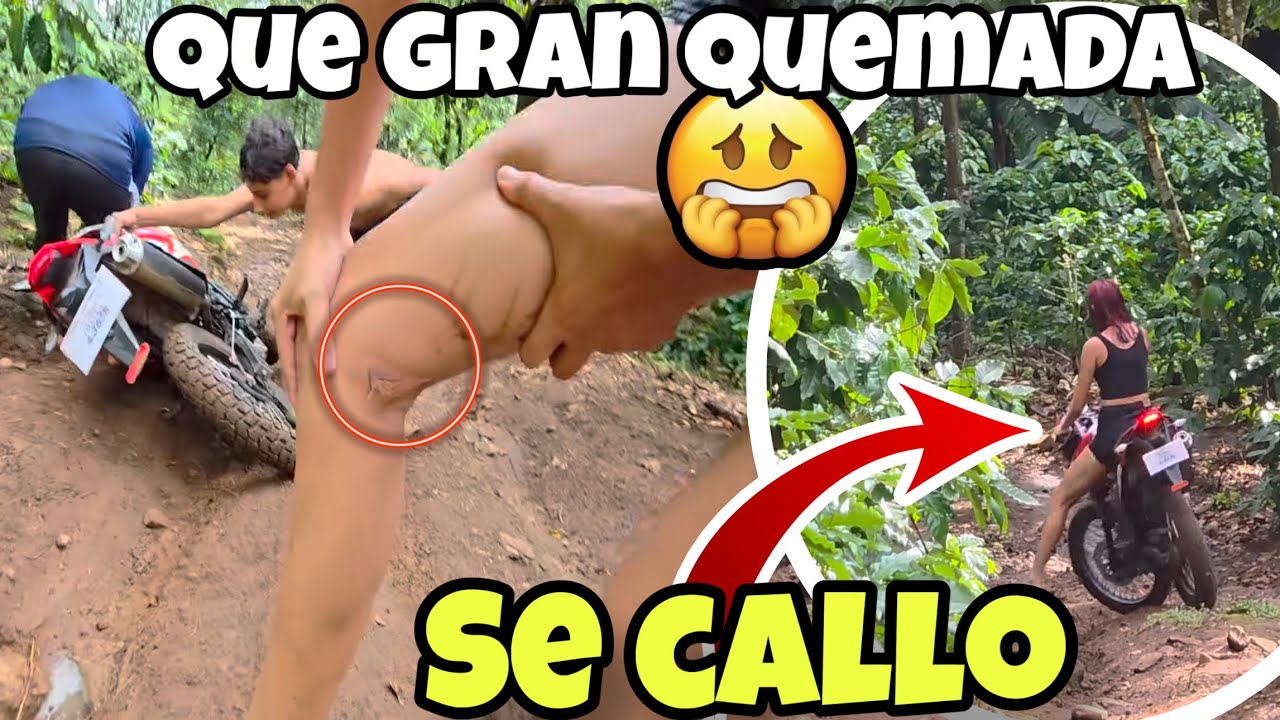 Odalis Se Calló De La Moto😱Fue Captada En Cámaras
