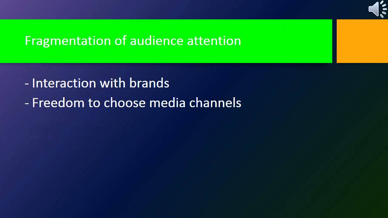 Effects of Media Fragmentation for New Product Entering The Market