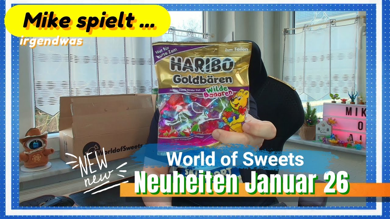 Die Januar Box von World of Sweets - üble Schokofrüchte und seltsame Gummibärchen