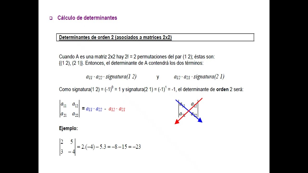 Clase 4 DETERMINANTES  PARTE 1