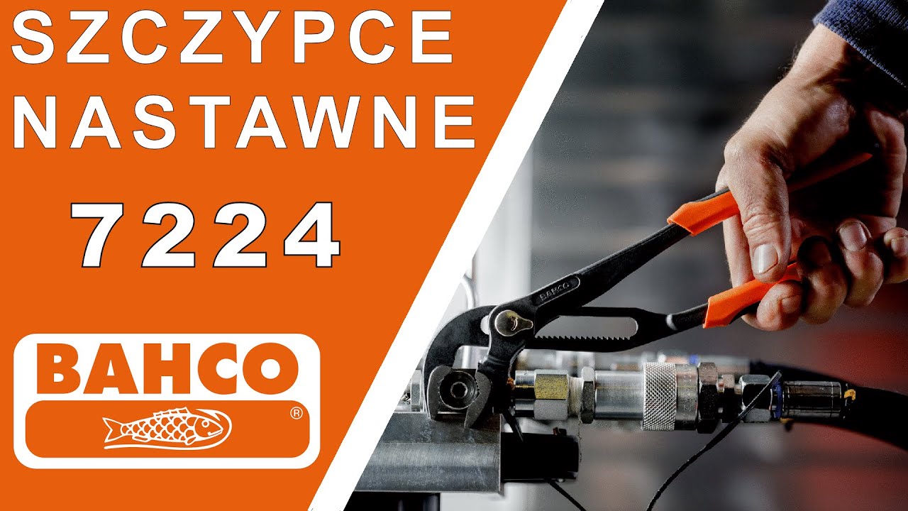 BAHCO 7224 szczypce nastawne