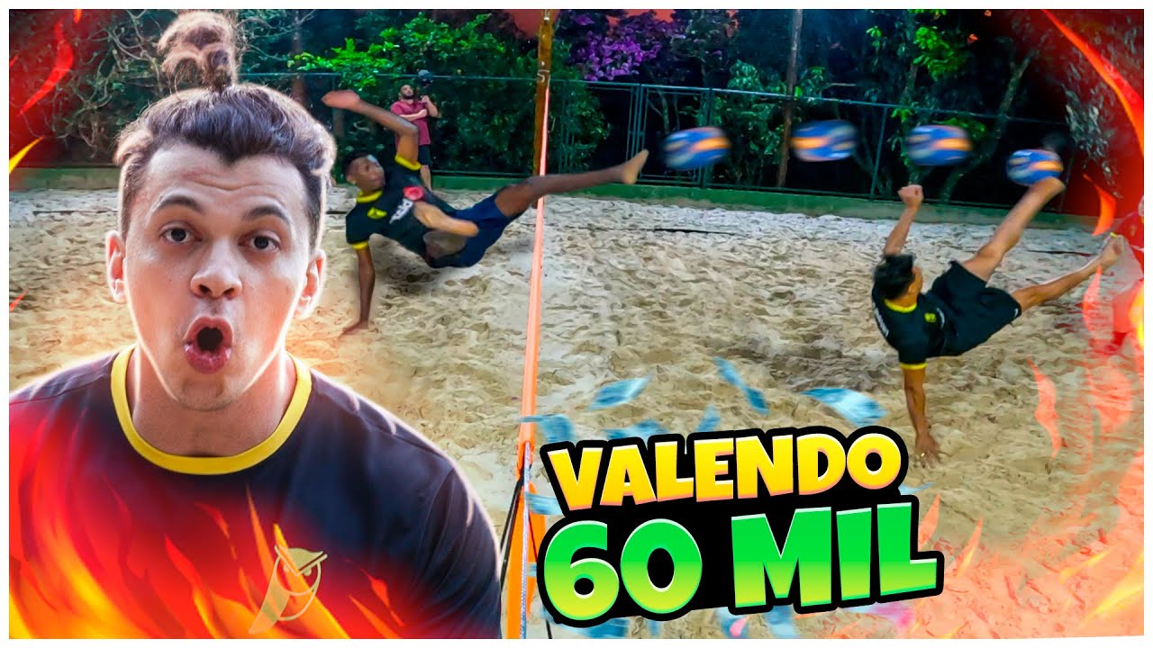 INIMIGOS DO FUTEVÔLEI!! JOGO REAL VALENDO 60 MIL! 😱
