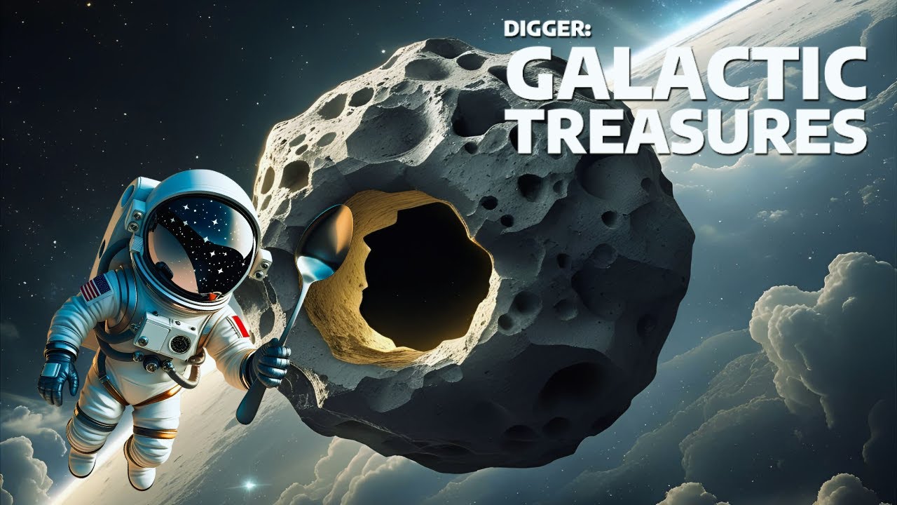 KOPIE DZIURY W KOSMOSIE ŁYŻECZKĄ ! | Digger: Galactic Treasures #1