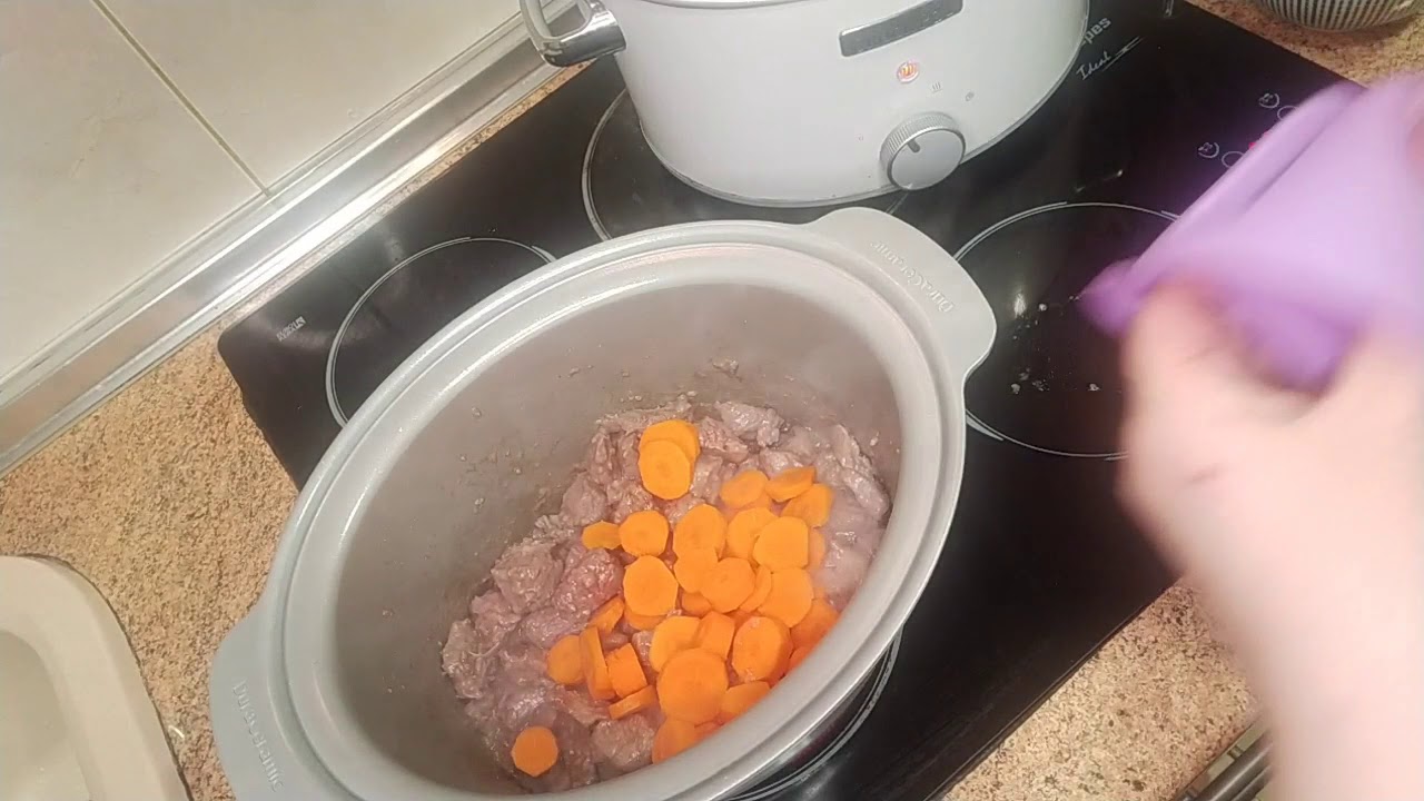 Cómo se hace estofado de ternera en cocción lenta#crockpot#slowcooker#beefstew#ternera#recipes