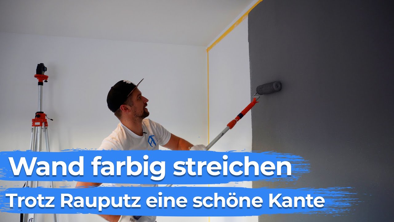 Rauputz Wand streichen: Einfache Anleitung für farbige Akzente 2023