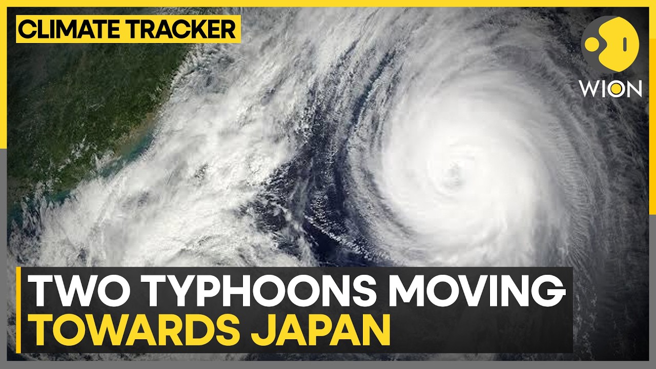 Japan Braces for Twin Storms, Flights Cancelled | WION Climate Tracker