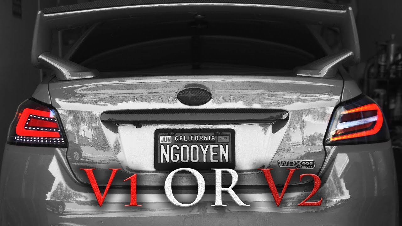 Subispeed V2 Tail lights | Comparison VS V1 | Install