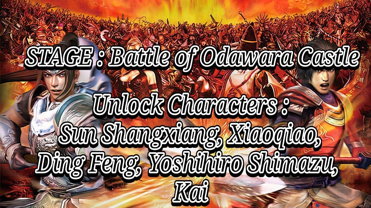 How to Unlock Sun Shangxiang, Xiaoqiao, Ding Feng, Yoshihiro Shimazu and Kai | Musou Orochi 2 PSP