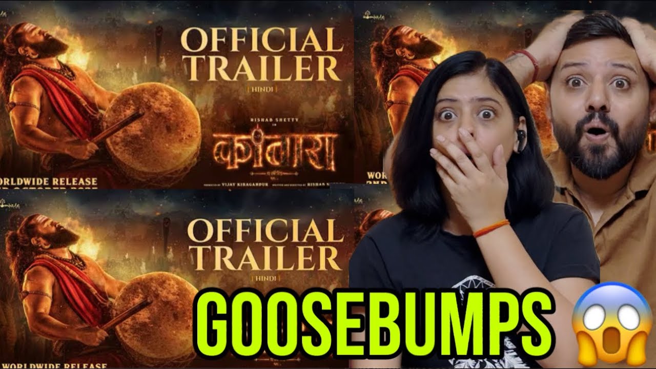 Kantara Chapter-1 Official Hindi Trailer Reaction | Rishab Shetty | Ajaneesh |Hombale Films