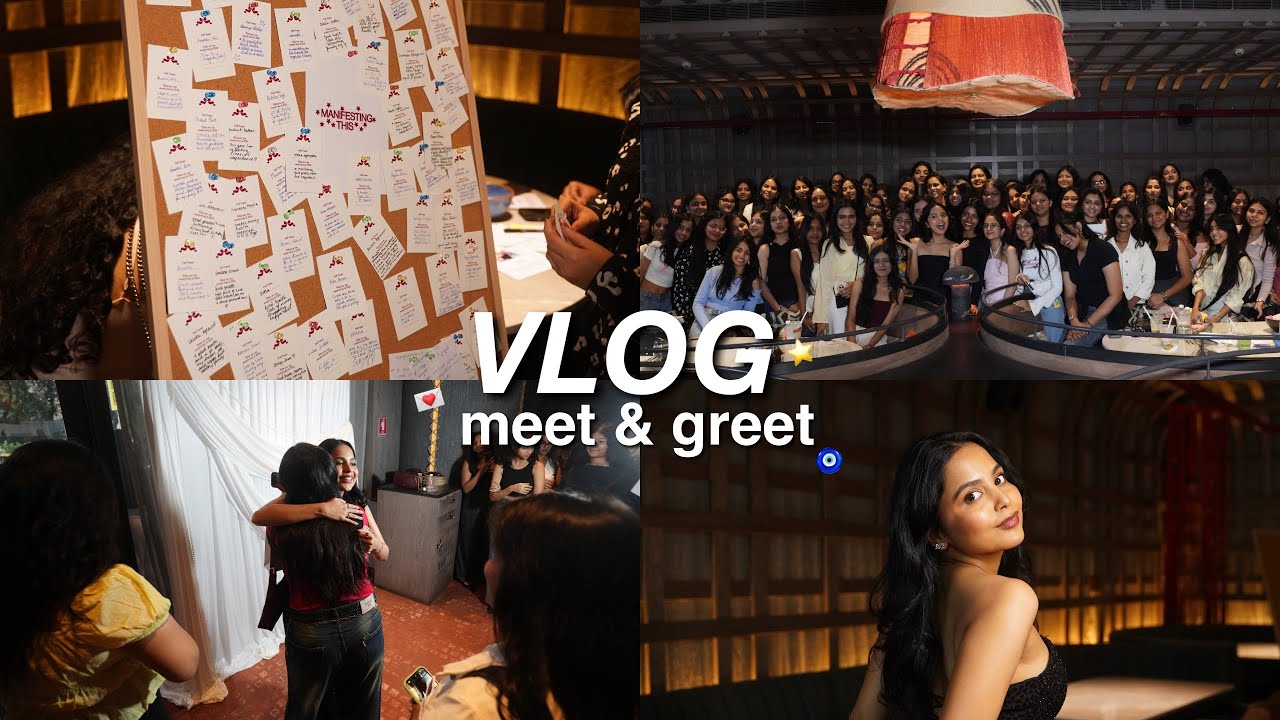 meet & greet in mumbai⭐️ prepping for offline event, meeting yall & more🫶🏻