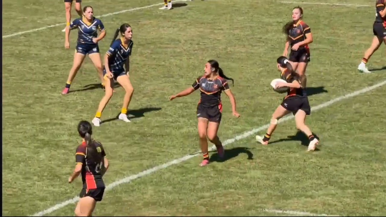 Hazel Lang #13 Round 2 Georgia Hale cup highlights Waikato under-16s vs BOP Lakers under-16s Kōtiro 