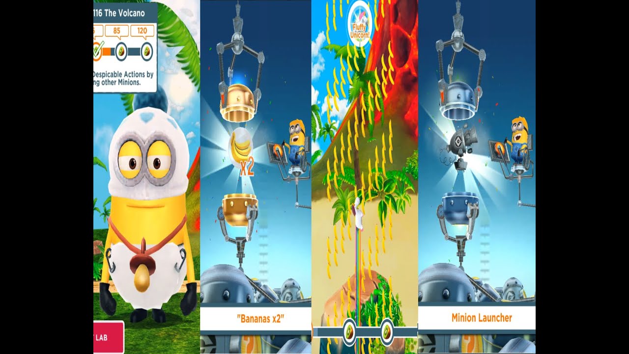 Despicable me - minions rush | open blue prize pod - open silver prize pod - commit or smash minions