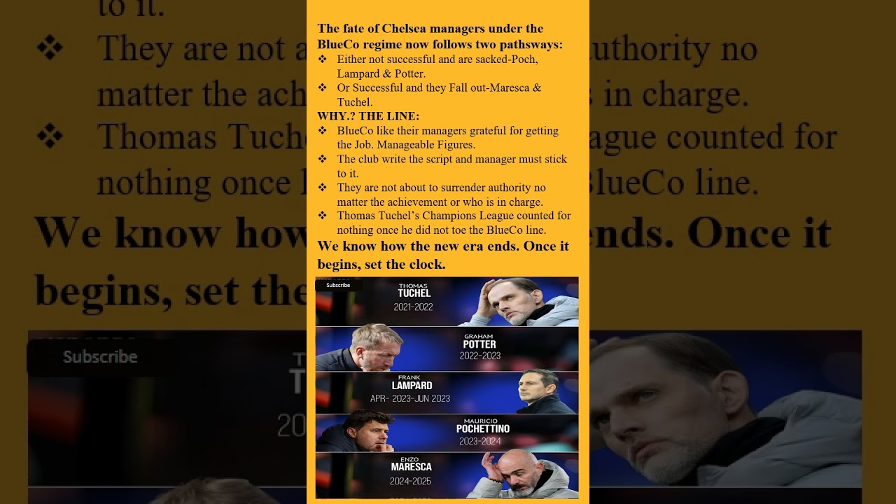 ⚽Chelsea Managerial Curse ❌ Why Every Chelsea Manager Under BlueCo Meets the Same Fate ⚠️🔵