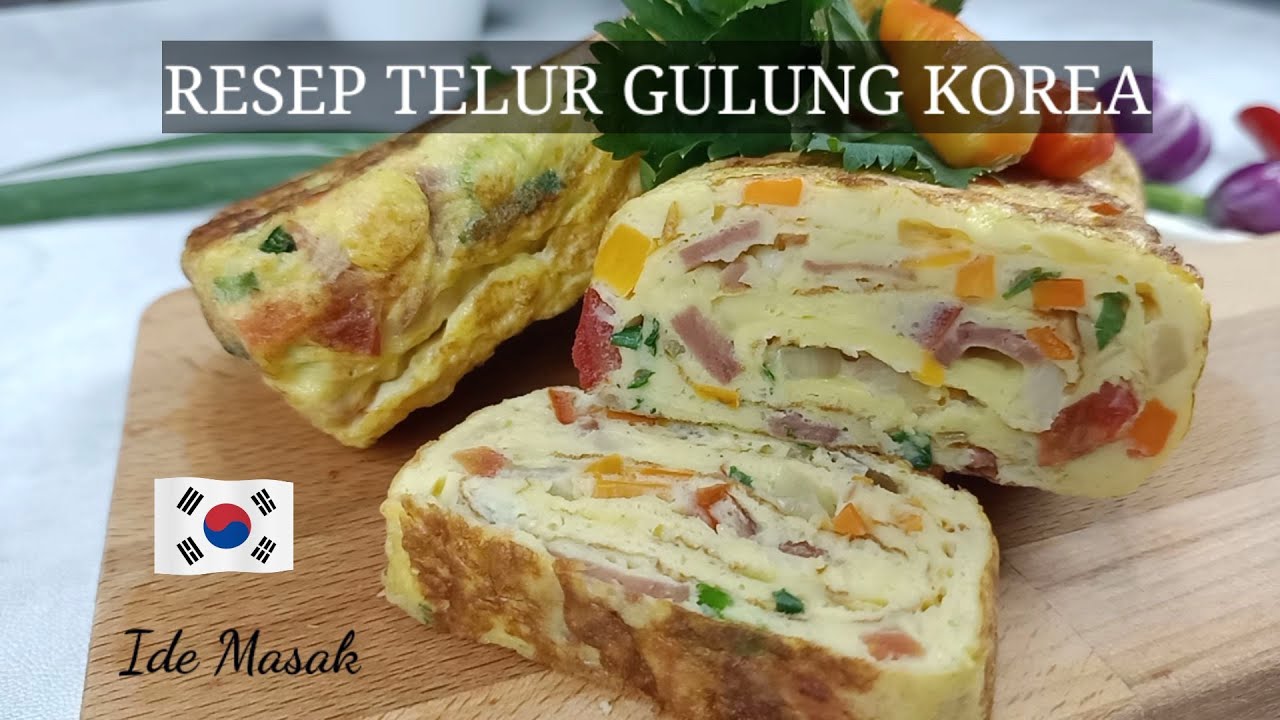 RESEP TELUR GULUNG KOREA || tamagoyaki