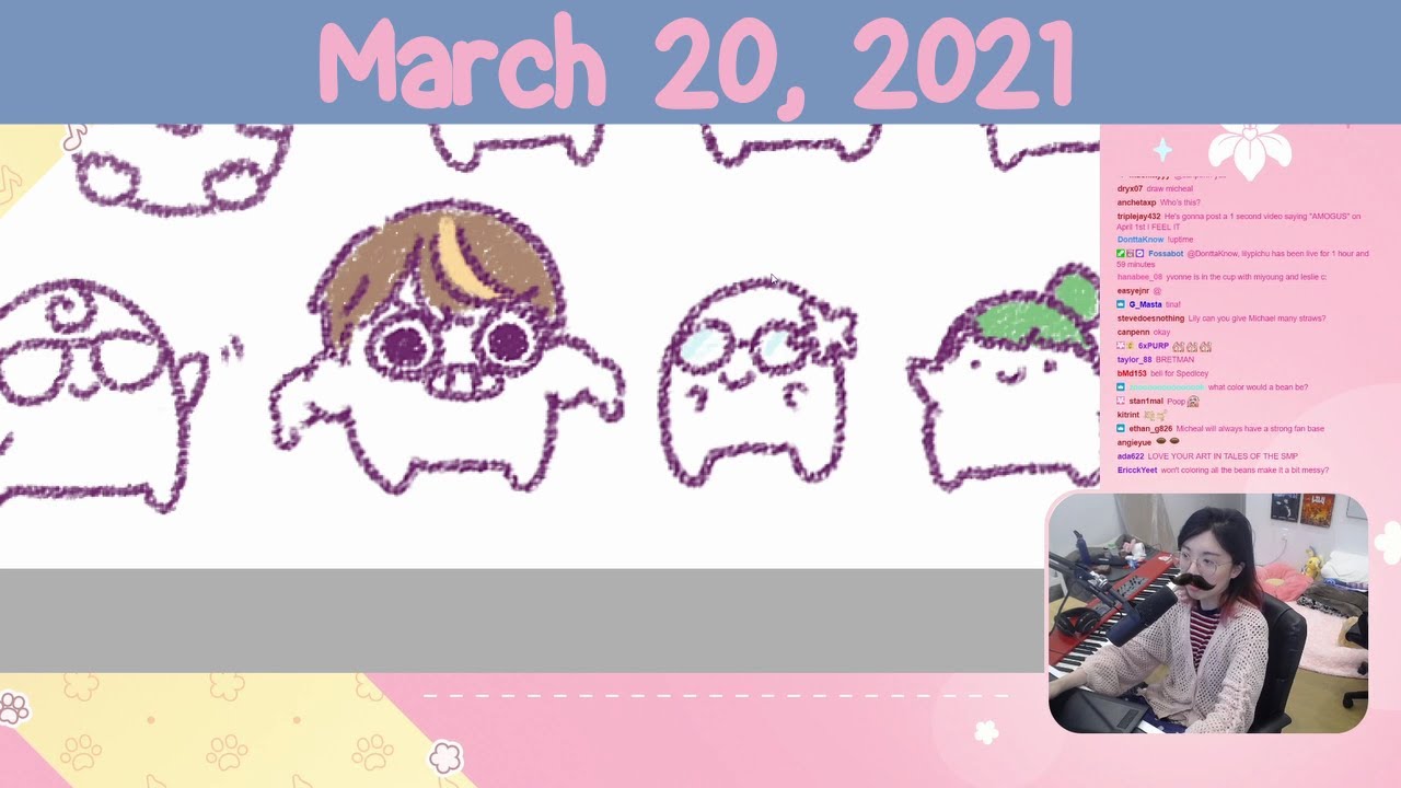 [03/20/21] 🌸drawing my friends🌸 | LilyPichu Full Livestream