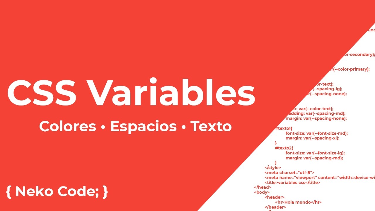 Aprende Variables en CSS