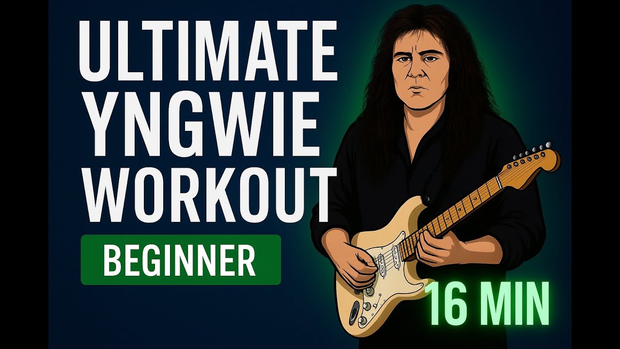 Troy Stetina Exercise 33 Variation | Full Beginner Practice (Yngwie Malmsteen Style)