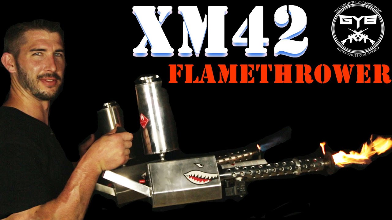 Огнемет XM42 [ПОЛНЫЙ ОБЗОР] Гражданский легальный огнемет