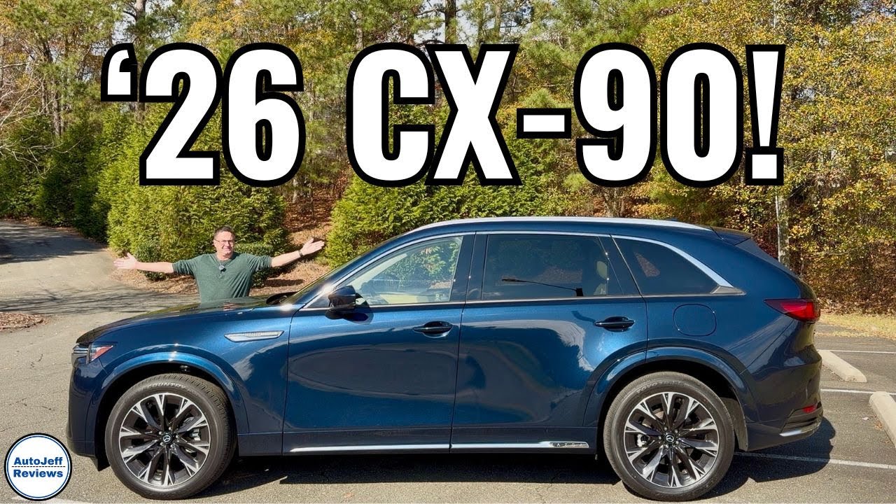 Почему стоит купить Mazda CX-90 2026 года! Подробный обзор снаружи и внутри