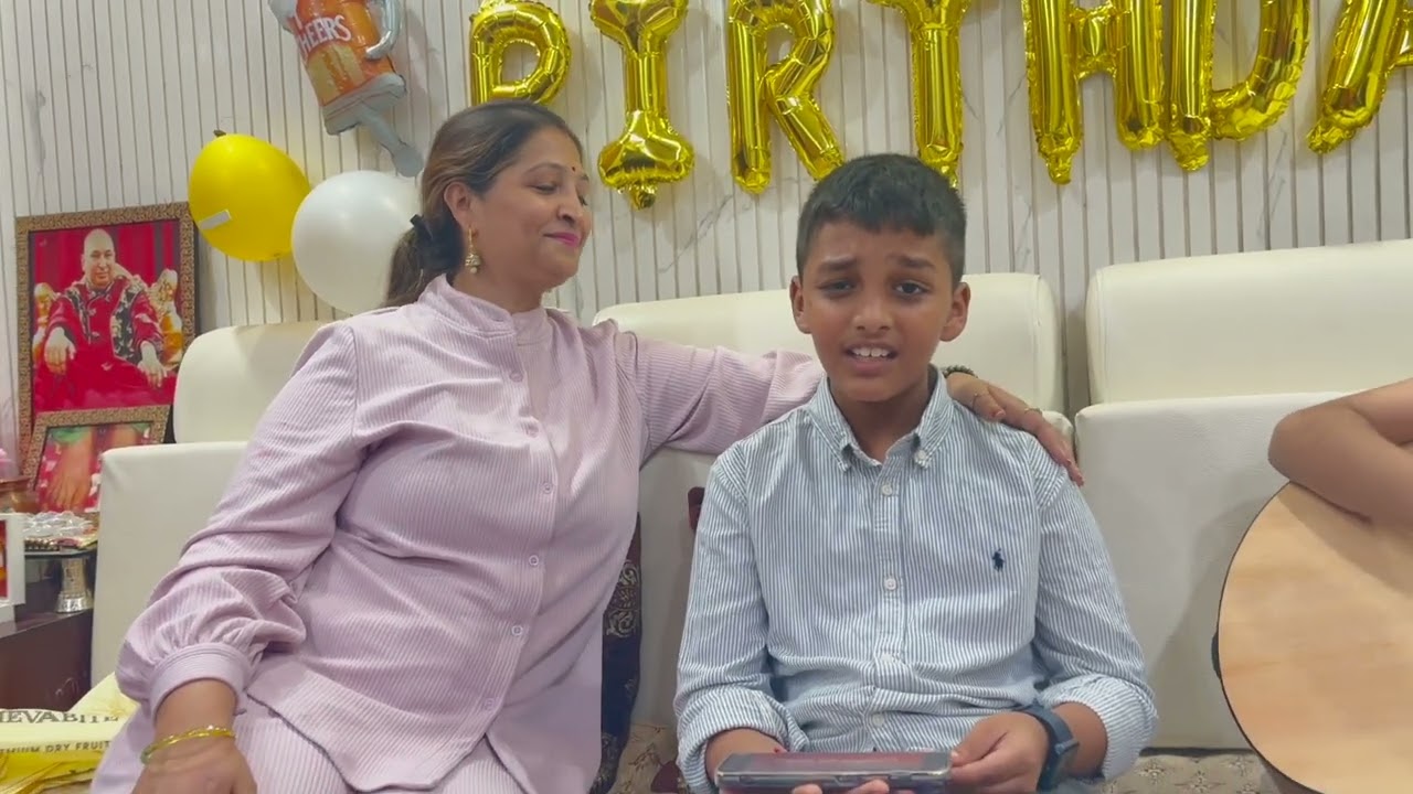 Birthday Sueprice By Radha Didi n Chachu Chachi