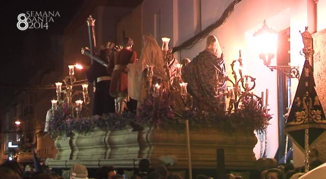 Entrada de Afligidos en Chiclana. Martes Santo 2014