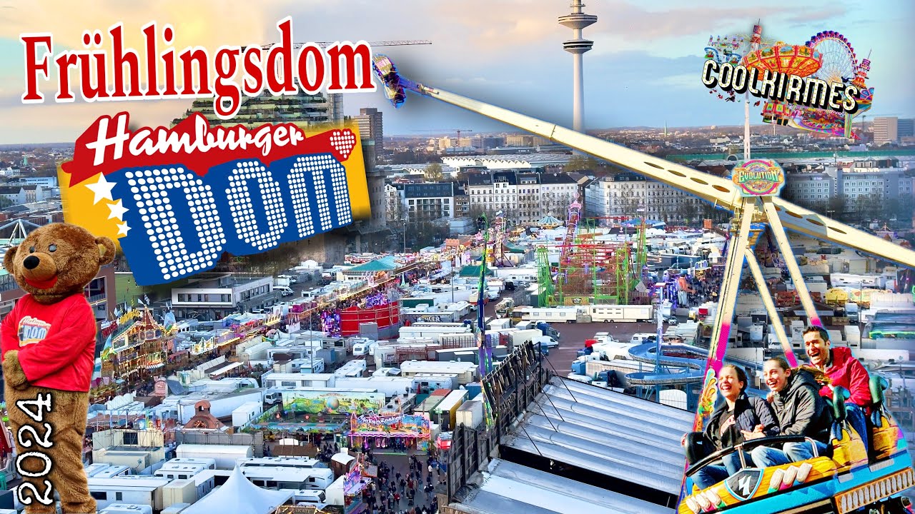 Frühlingsdom mit Rekord Fahrgeschäft | Hamburger Frühlingsdom 2024 [ Highlights ] Clip by CoolKirmes