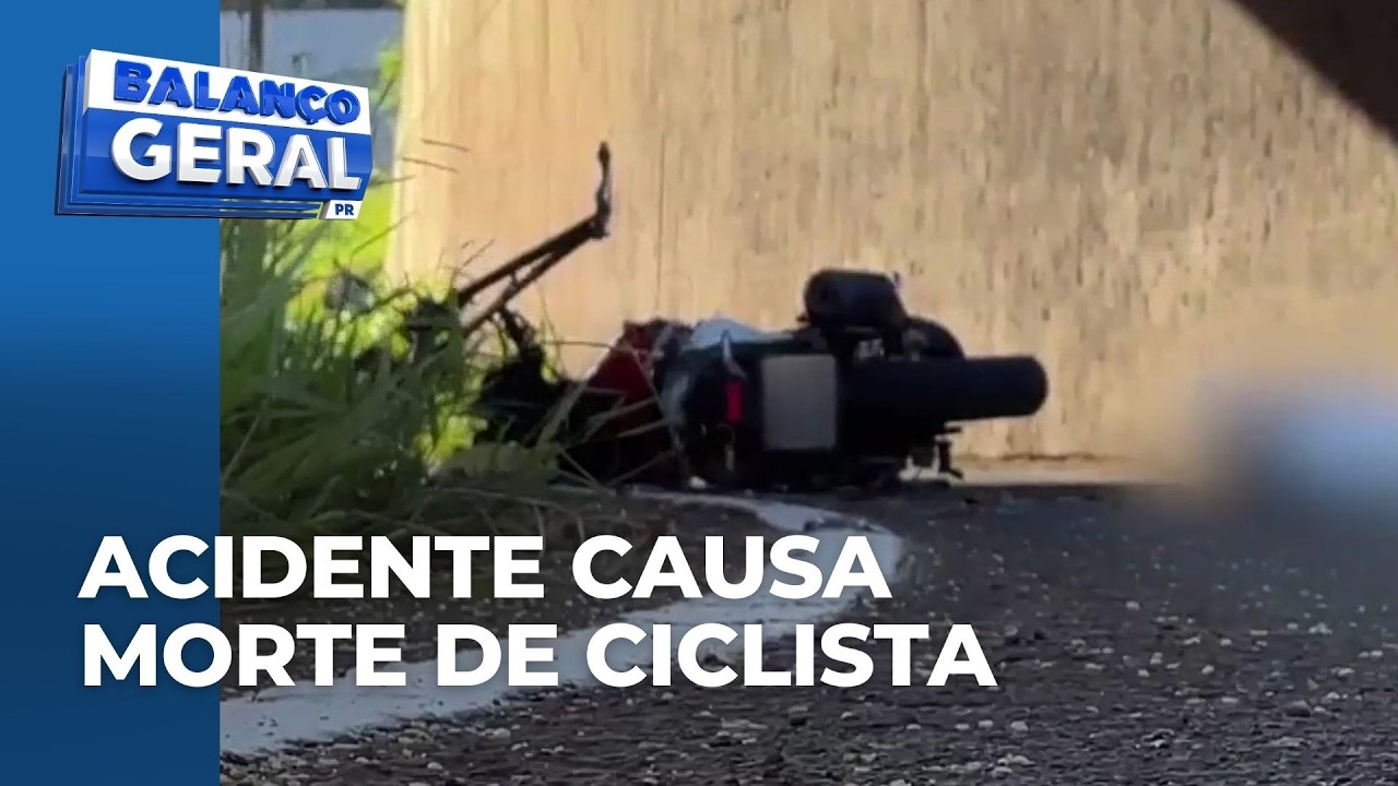Acidente entre bicicleta e moto causa a morte de ciclista em Marialva, no PR