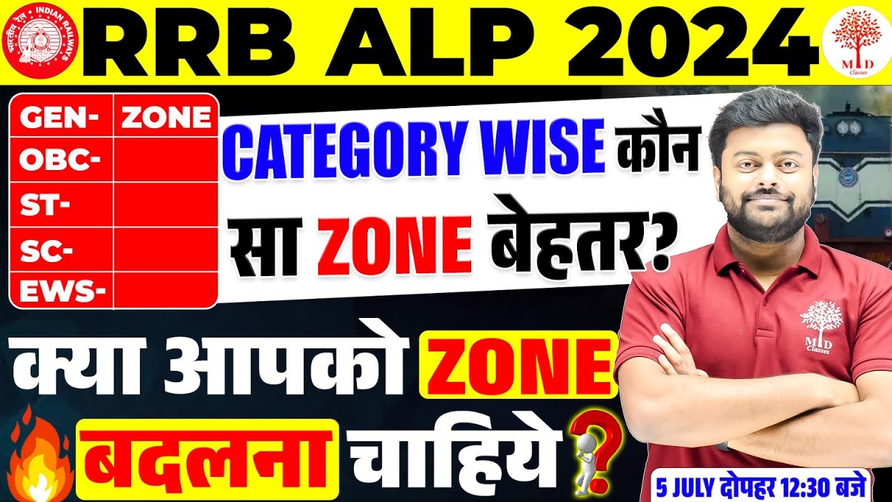 RRB ALP VACANCY 2024 | ALP ZONE WISE VACANCY | ALP ZONE CHANGE KAISE KARE | RRB ALP BEST ZONE 2024