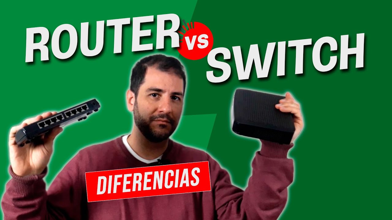 Diferencias: Router vs Switch vs Hub (Fácil)